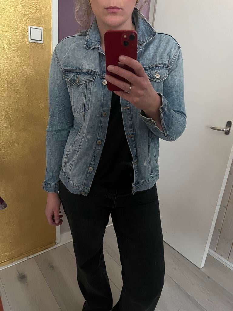 spijkerjasje Only maat 38, Ophalen of Verzenden, Gedragen, Maat 38/40 (M), Blauw