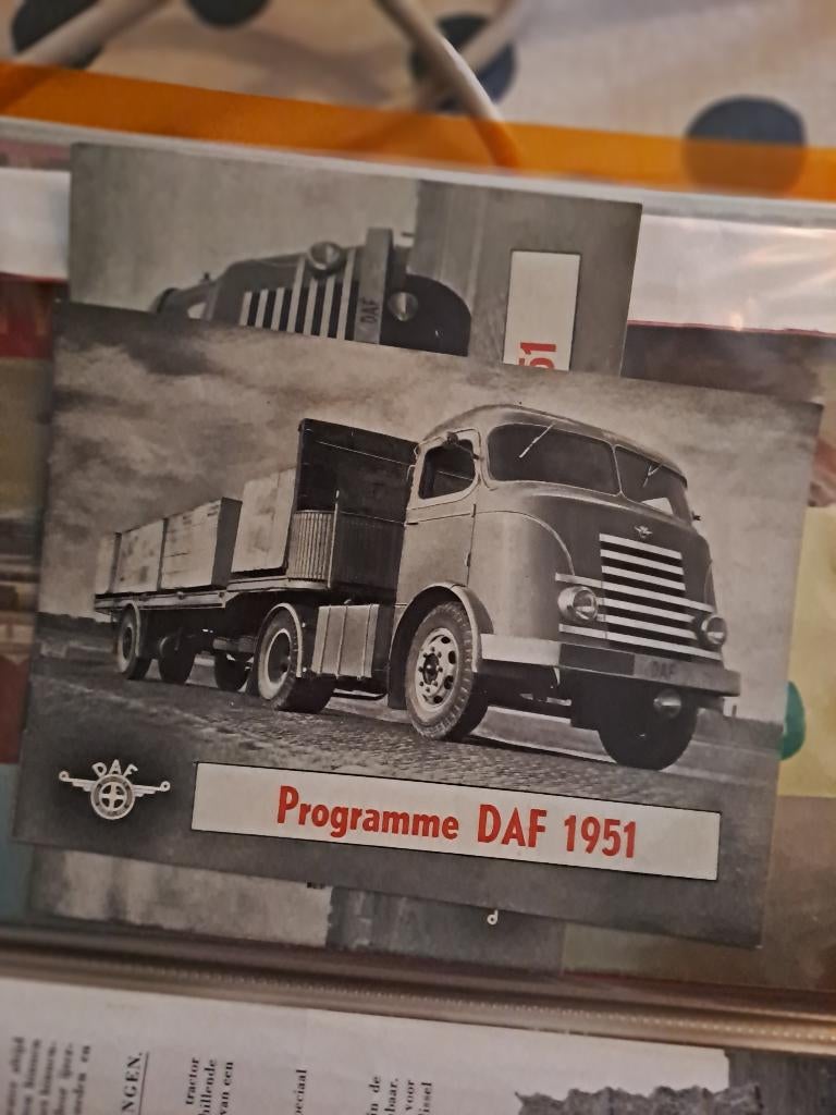 FOLDER DAF 1951, Verzenden, Nieuw, Auto's