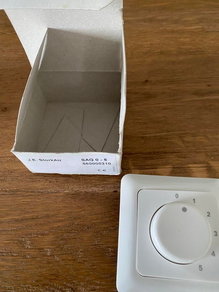 Toerental regelaar Stork Air, Ophalen of Verzenden, Zo goed als nieuw, Ventilator