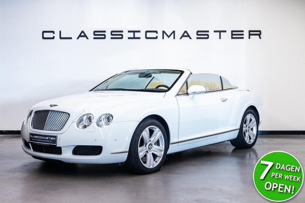 Bentley Continental GTC 6.0 W12 Btw auto, Fiscale waarde €, Auto's, Automaat, Gebruikt, Beige, Wit