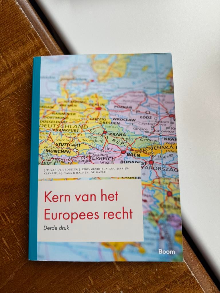 Kern van het europees recht, Boeken, Studieboeken en Cursussen, Ophalen of Verzenden, Alpha, Zo goed als nieuw, WO