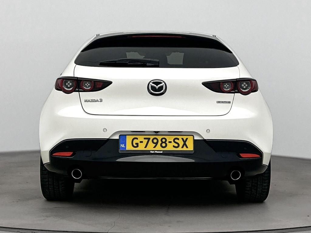 Mazda 3 2.0 e-SkyActiv-G M Hybrid Luxury 122PK | Navigatie |, Auto's, Mazda, 1998 cc, Gebruikt, 4 cilinders, Bedrijf