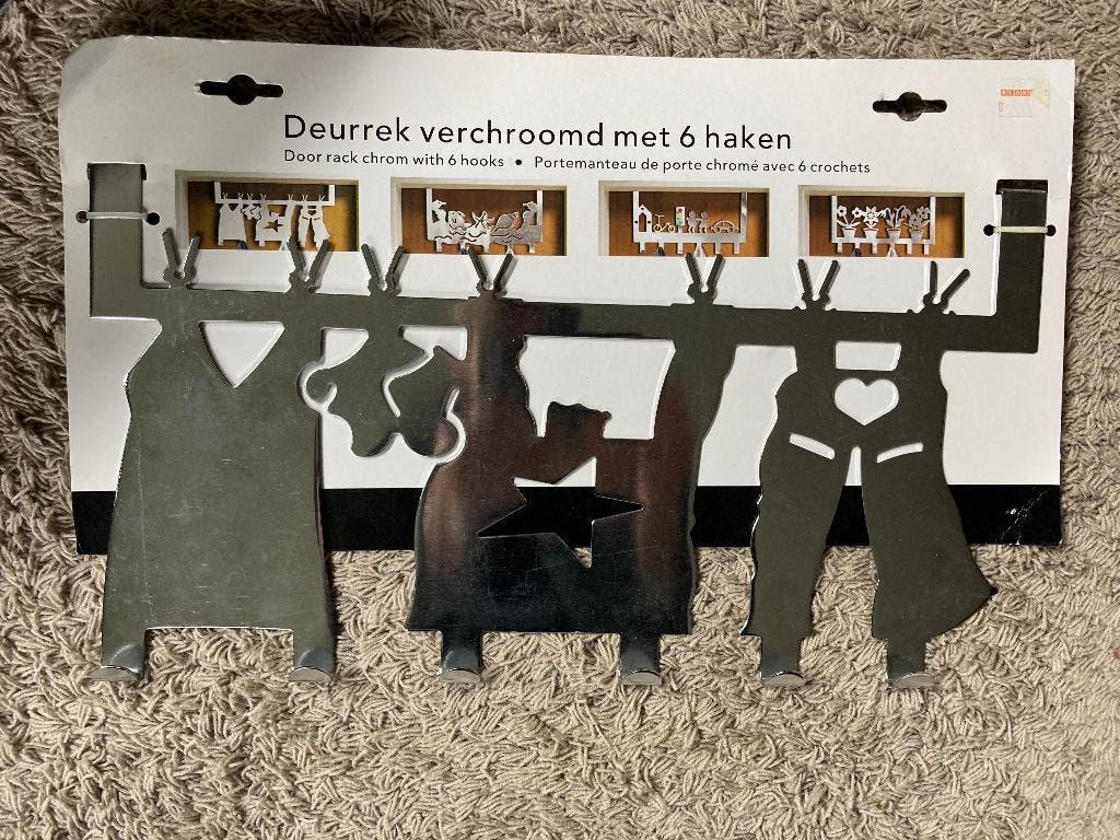 Deurhanger- nieuw 6 haken, Ophalen, Nieuw