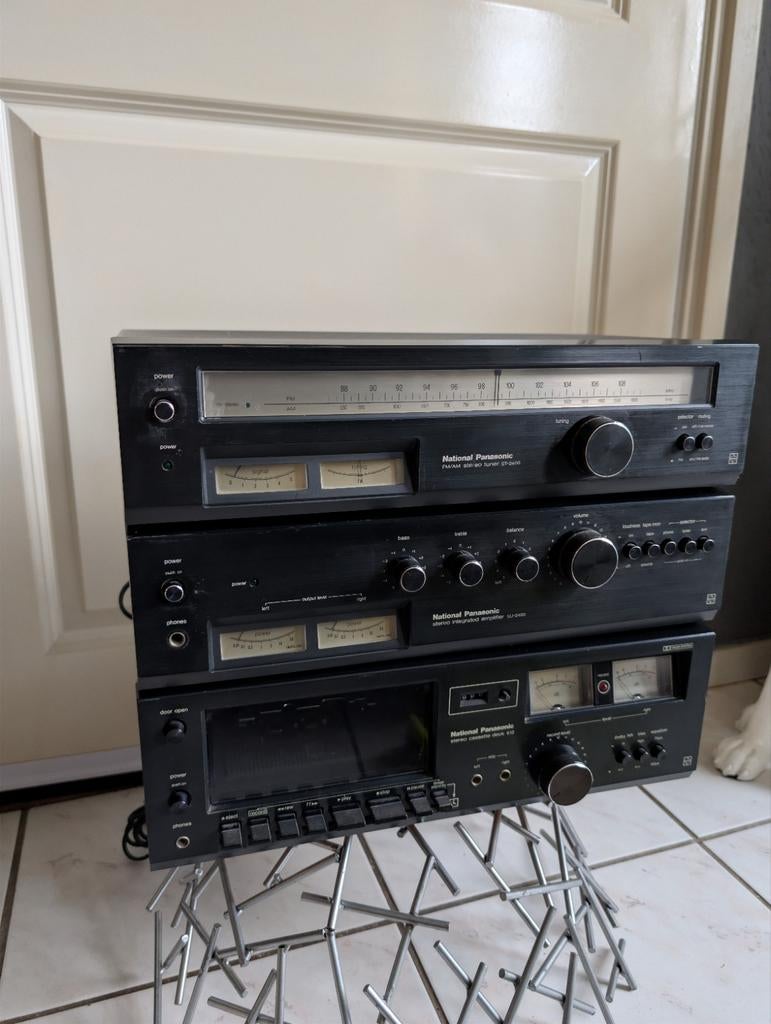Vintage national Panasonic Technics su 2400 st 2400 612 deck, Tuner of Radio, Gebruikt, Akai, Losse componenten