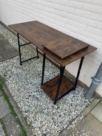 Bureau side table met extra plankje, Huis en Inrichting, Bureaus, Ophalen of Verzenden, Zo goed als nieuw
