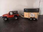 Jeep en paardentrailers Bruder, Ophalen of Verzenden, Gebruikt