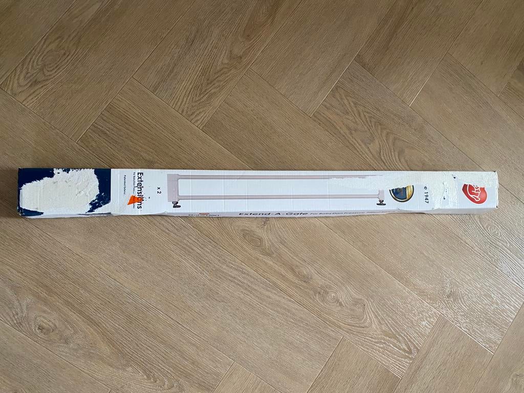 Babydan Extend-A-Gate uitbreidingsset 2 extra spijlen, Kinderen en Baby's, Traphekjes, Ophalen of Verzenden, Zo goed als nieuw