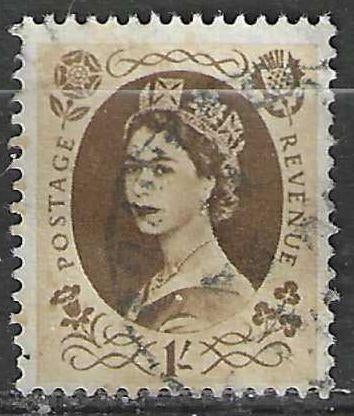 Groot-Brittannie 1952/1954 - Yvert 276 - Elisabeth II (ST), Postzegels en Munten, Postzegels | Europa | UK, Verzenden, Gestempeld