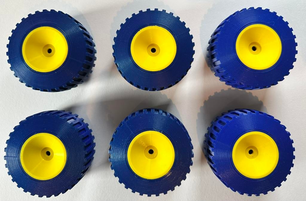 6 nieuwe 3D geprinte wielen voor Fisher Price Explorer 980, Ophalen of Verzenden, Zo goed als nieuw