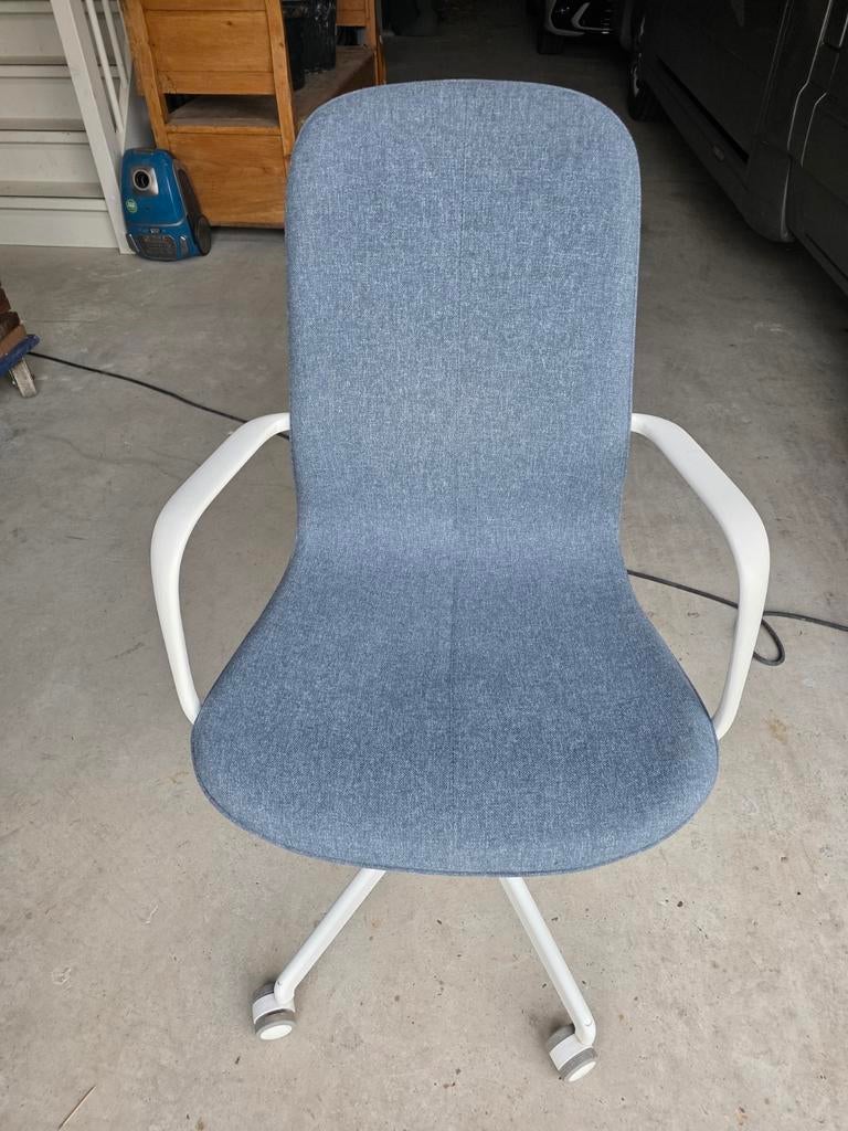 4 Bureaustoelen - Zo goed als nieuw, Ophalen, Zo goed als nieuw, Blauw, Bureaustoel