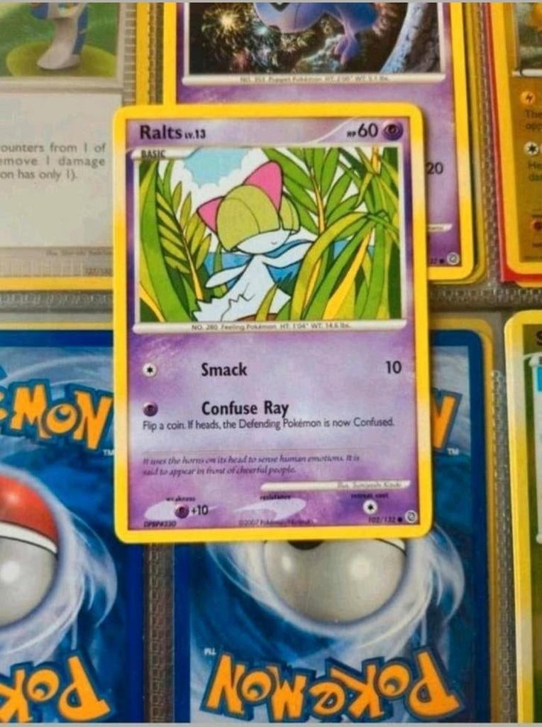 Ralts 102/132 Diamond&Pearl Secret Wonders pokemon kaart nm, Ophalen of Verzenden, Zo goed als nieuw, Losse kaart