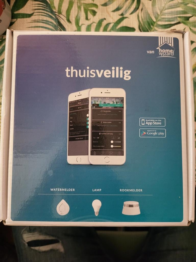 Compleet HomeWizard beveiligingssysteem, Ophalen, Nieuw, Detector, Sensor of Melder, Rook