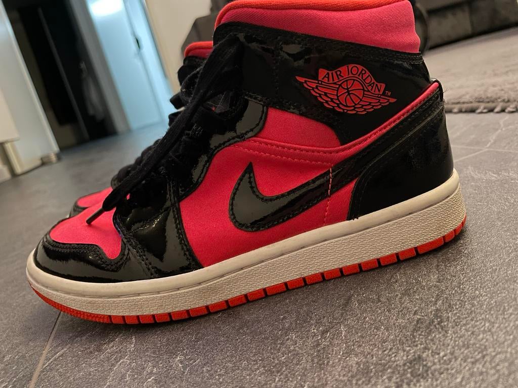 Nike Air Jordan sneakers rood/zwart, Ophalen, Gedragen, Rood, Sneakers of Gympen