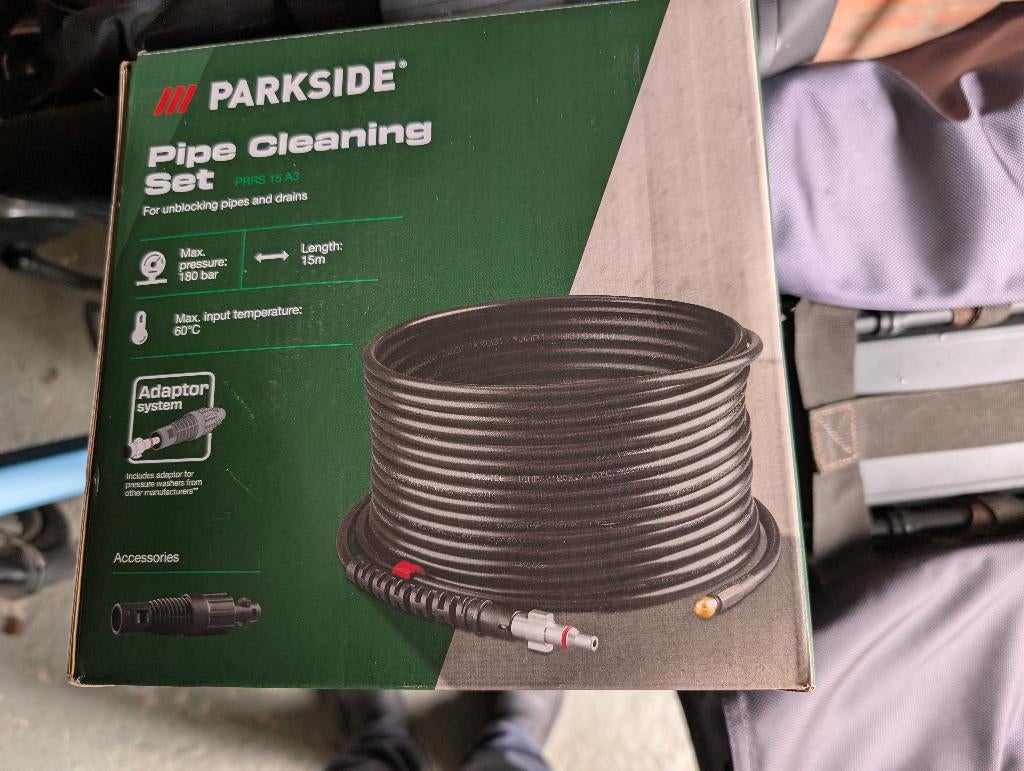 Parkside terras reiniging set, Ophalen, Nieuw, Elektrisch, Parkside