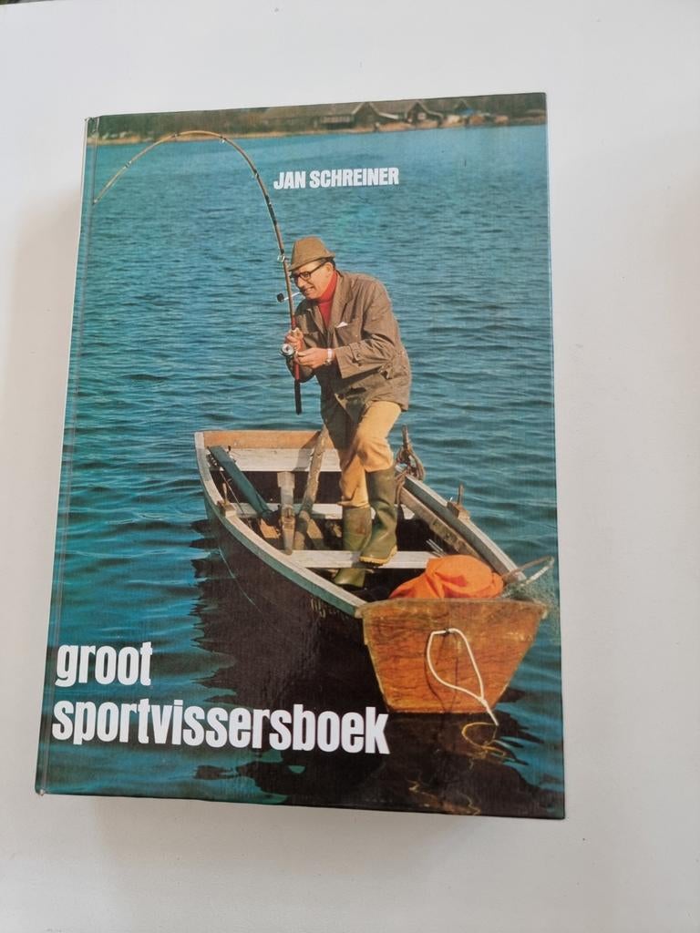 Groot Sportvissersboek - Jan Schreiner, Watersport en Boten, Hengelsport | Witvissen, Ophalen of Verzenden