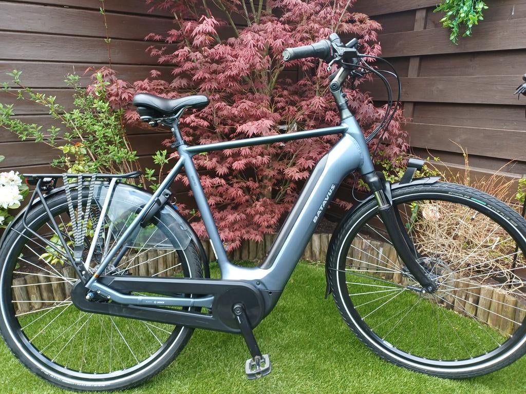 Batavus finez Bosch active plus middenmotor SUPER MOOI, Ophalen, Batavus, Zo goed als nieuw, 59 cm of meer