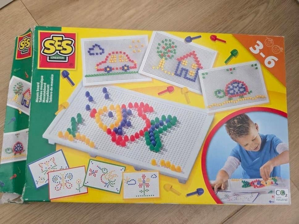Mozaik bord van SES, Ophalen of Verzenden, Gebruikt, Bouwen