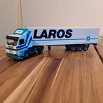 LAROS TEKNO SCANIA 143M TRAILER DEUREN CBN ECHT WIT ., Verzenden, Zo goed als nieuw, Bus of Vrachtwagen, Tekno