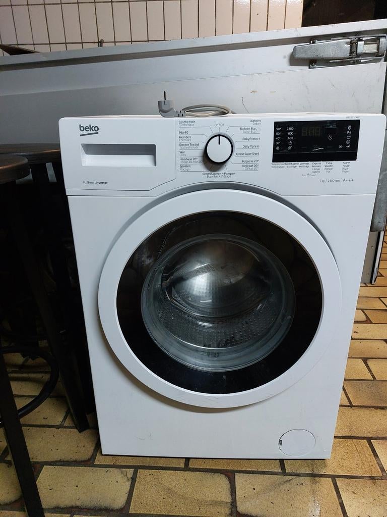 Beko Wasmachine - Voorlader - Gebruikt, Ophalen, Gebruikt, Energieklasse A of zuiniger, Voorlader
