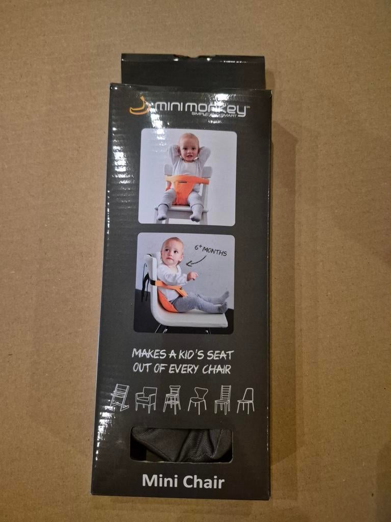 Mini Monkey Mini Chair - Maak van elke stoel een kinderstoel, Ophalen of Verzenden, Nieuw, Overige typen, Gordel(s)