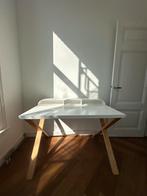 Bureau met bureaustoel te koop, Huis en Inrichting, Bureaus, Ophalen, Met wielen, Zo goed als nieuw, Bureau