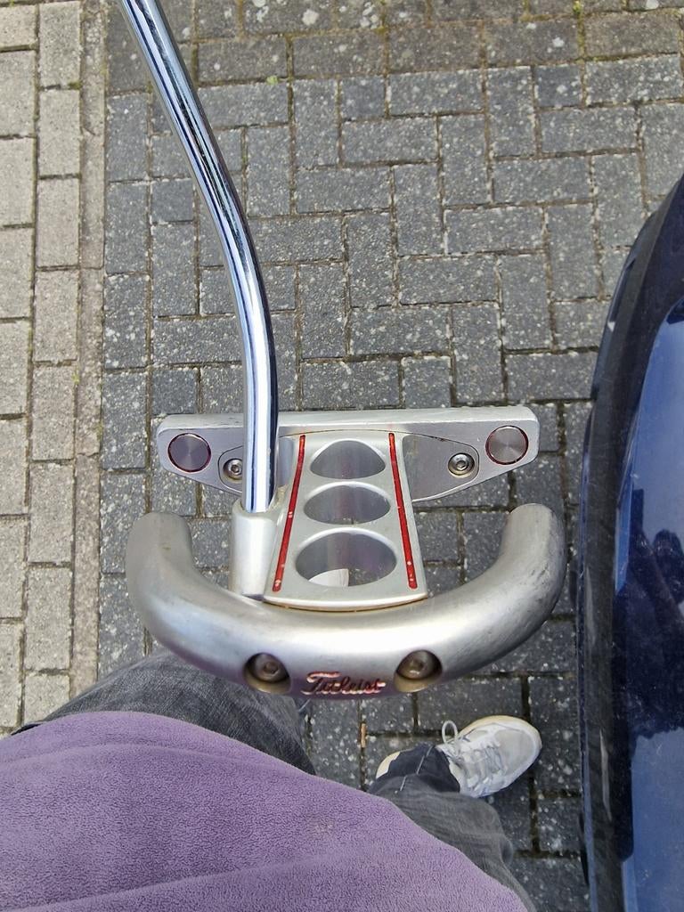 Scotty Cameron Futura putter 35 inch met dikke grip, Ophalen of Verzenden, Gebruikt, Club, Overige merken