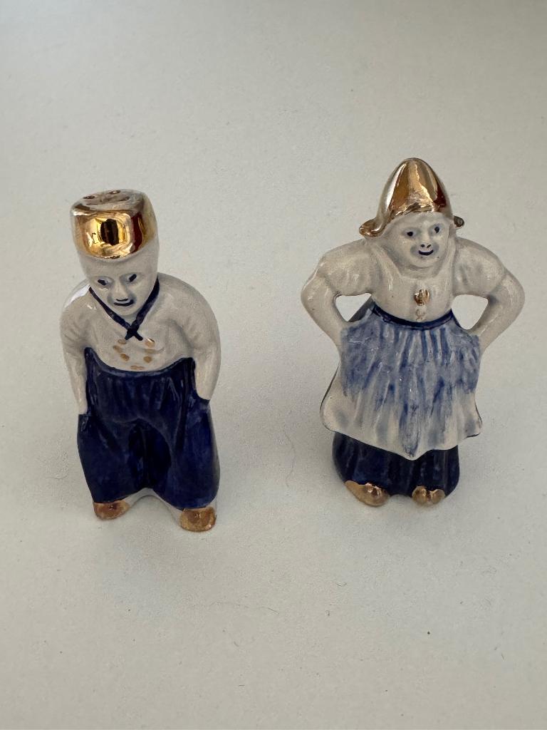 Delfts Blauw Boerenstel beeldjes, Antiek en Kunst, Curiosa en Brocante, Ophalen of Verzenden