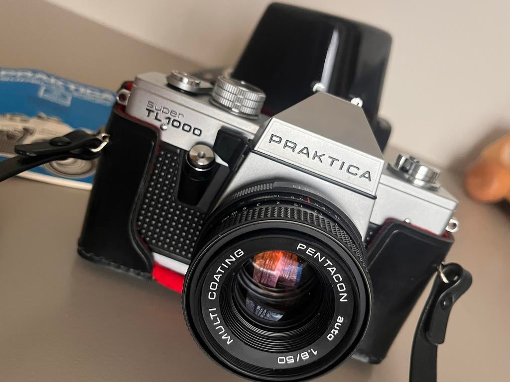 Praktica Super TL1000 analoge camera, Audio, Tv en Foto, Fotocamera's Analoog, Ophalen of Verzenden, Gebruikt, Spiegelreflex, Overige Merken