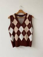 Motel Rocks sweatervest Vest Bruin Beige XS, Ophalen of Verzenden, Zo goed als nieuw, Maat 34 (XS) of kleiner, Bruin