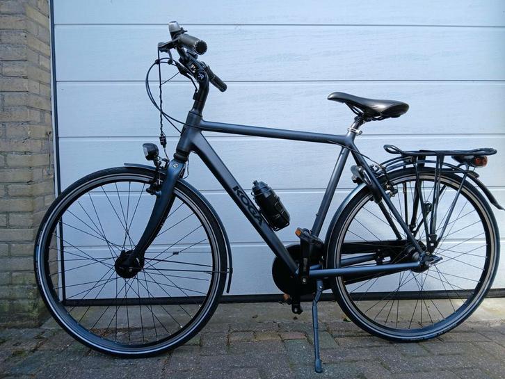 Koga herenfiets Blauw/grijs metallic frame-maat 57 z.g.a.n., Fietsen en Brommers, Fietsen | Heren | Sportfietsen en Toerfietsen