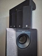 Yamaha subwoofer met 5 speakers, Ophalen, 120 watt of meer, Subwoofer, Overige merken