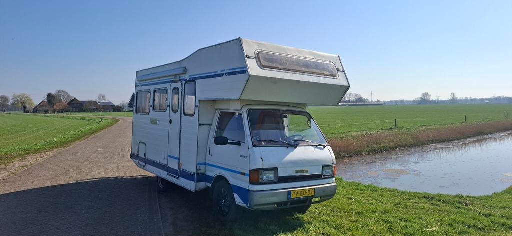 Mazda camper wegenbelastingvrij nieuwe apk Nap km stand, Caravans en Kamperen, Campers, Overige merken, Chemisch toilet, Alkoof
