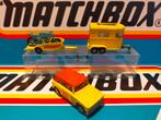 Lesney Matchbox Fieldcar met twee aanhangers, Hobby en Vrije tijd, Ophalen of Verzenden, Nieuw, Hijskraan, Tractor of Landbouw