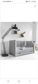 Grijs ledikant met lade mee groei bed, Kinderen en Baby's, Babywiegjes en Ledikanten, Ophalen, Gebruikt, Ledikant