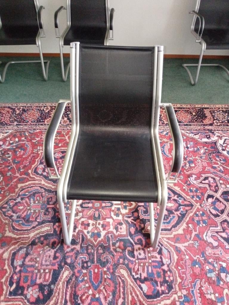 Kantoor nette stoelen 6x, Ophalen, Zwart