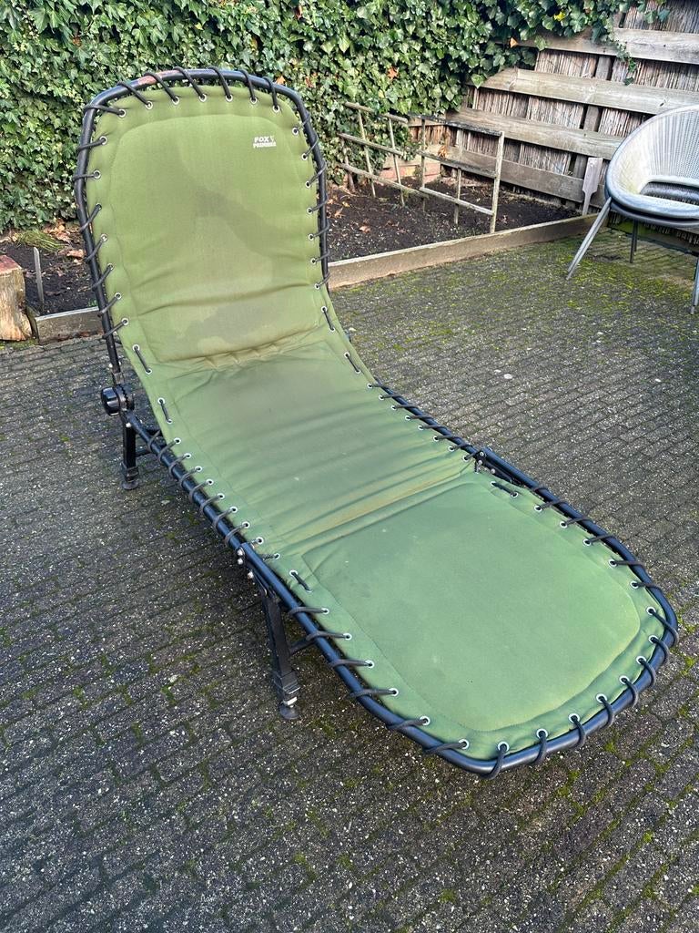 Fox bedchair stretcher visstoel, Ophalen, Zo goed als nieuw, Kunststof