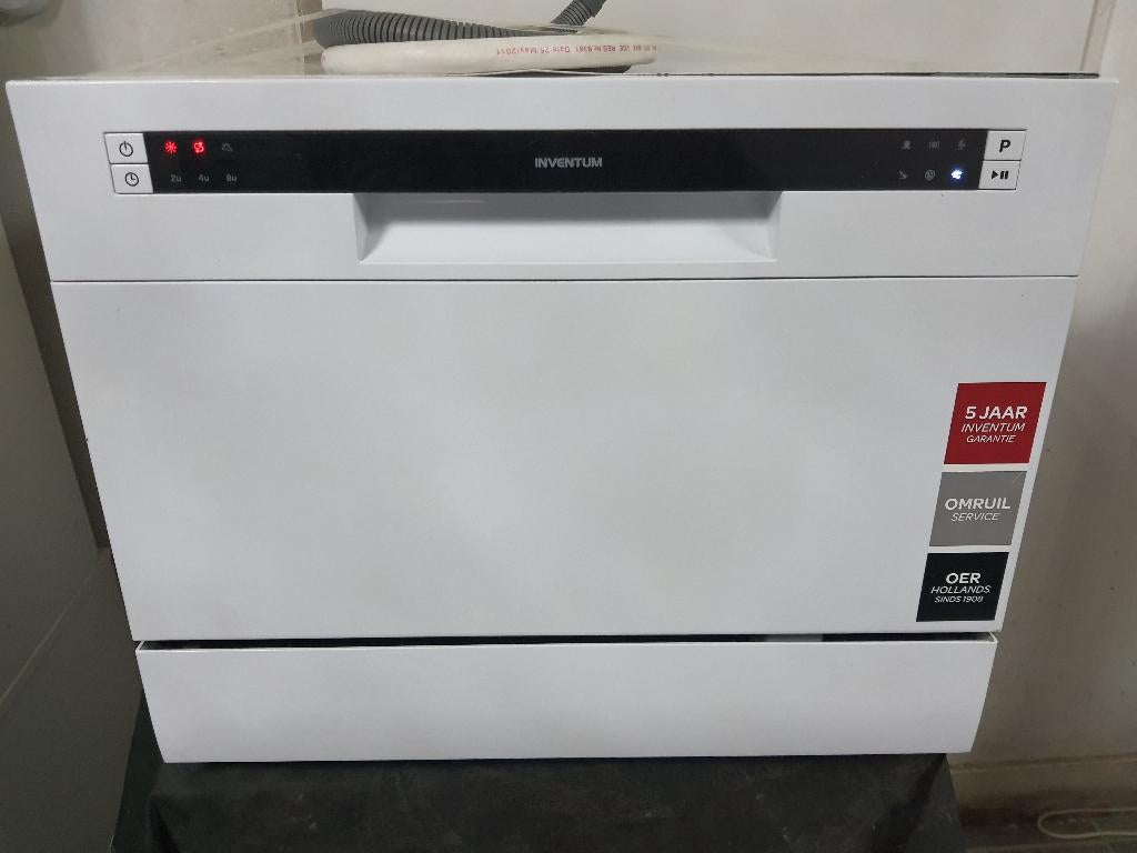 Vrijstaand A+ Inventum mini Vaatwasser werkt Super, Ophalen, Minder dan 85 cm, Energieklasse A of zuiniger, Zo goed als nieuw