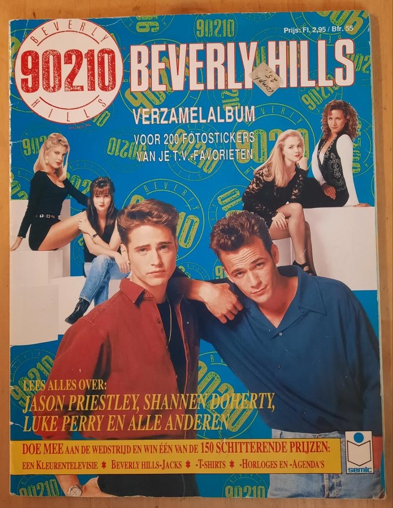 BEVERLY HILLS 90210 - COMPLEET VERZAMELALBUM- 1992, Ophalen of Verzenden