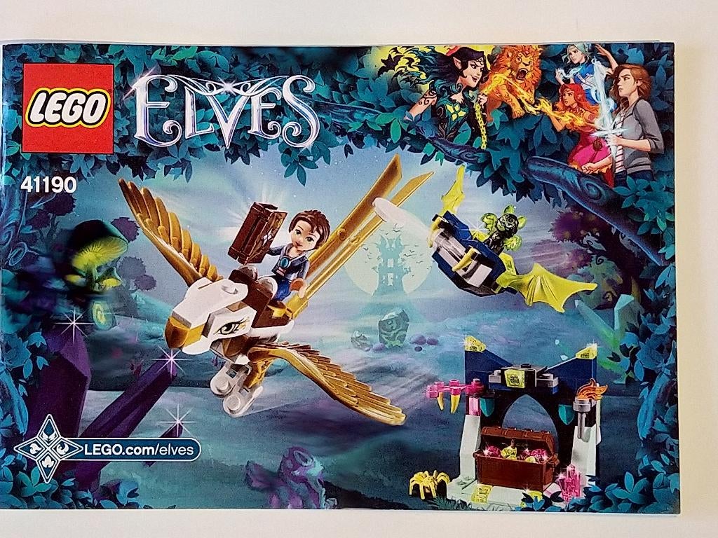 Lego Elves 41190 Emily en de Adelaarsontsnapping, Compleet, Overige thema's, Lego, Ophalen of Verzenden