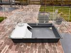 Konijnenhok binnen met toebehoren en ren voor buiten, Dieren en Toebehoren, Ophalen, Gebruikt, 90 cm of meer, Konijn