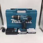 Makita HP457D Boor/Schroefmachine +Lader,2x Accu Nette Staat, Ophalen of Verzenden