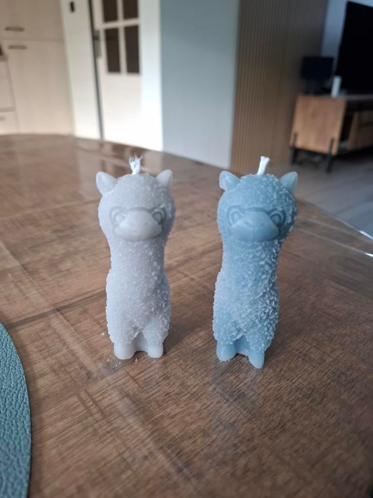 Alpaca Kaars - Handgemaakt in diverse kleuren, Overige materialen, Nieuw, Ophalen of Verzenden, Kaars