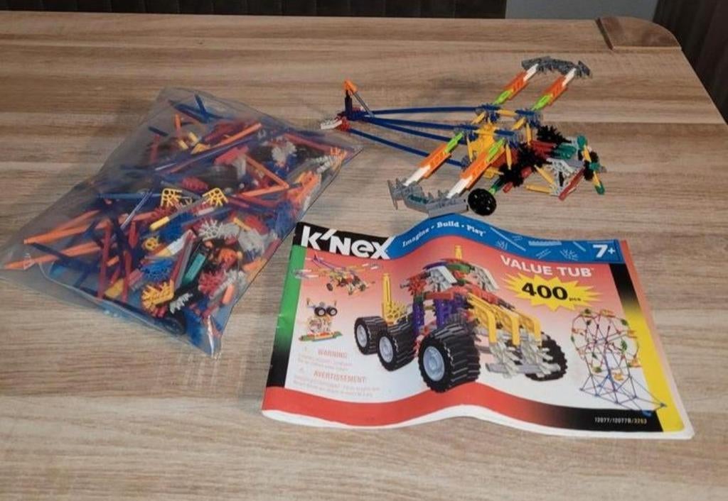 K'nex Value Tub met handleiding en extra onderdele, Ophalen of Verzenden, Gebruikt, K'nex