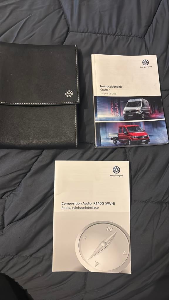 Vw Crafter instructieboekjes met mapje, Verzenden