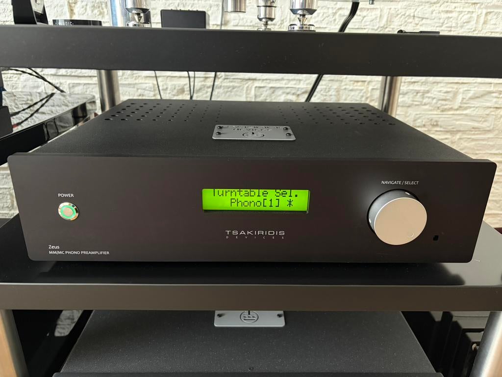 Tsakiridis Zeus phono MM MC Dual input, Audio, Tv en Foto, Platenspelers, ., Nieuw, Ophalen of Verzenden, Tsakiridis