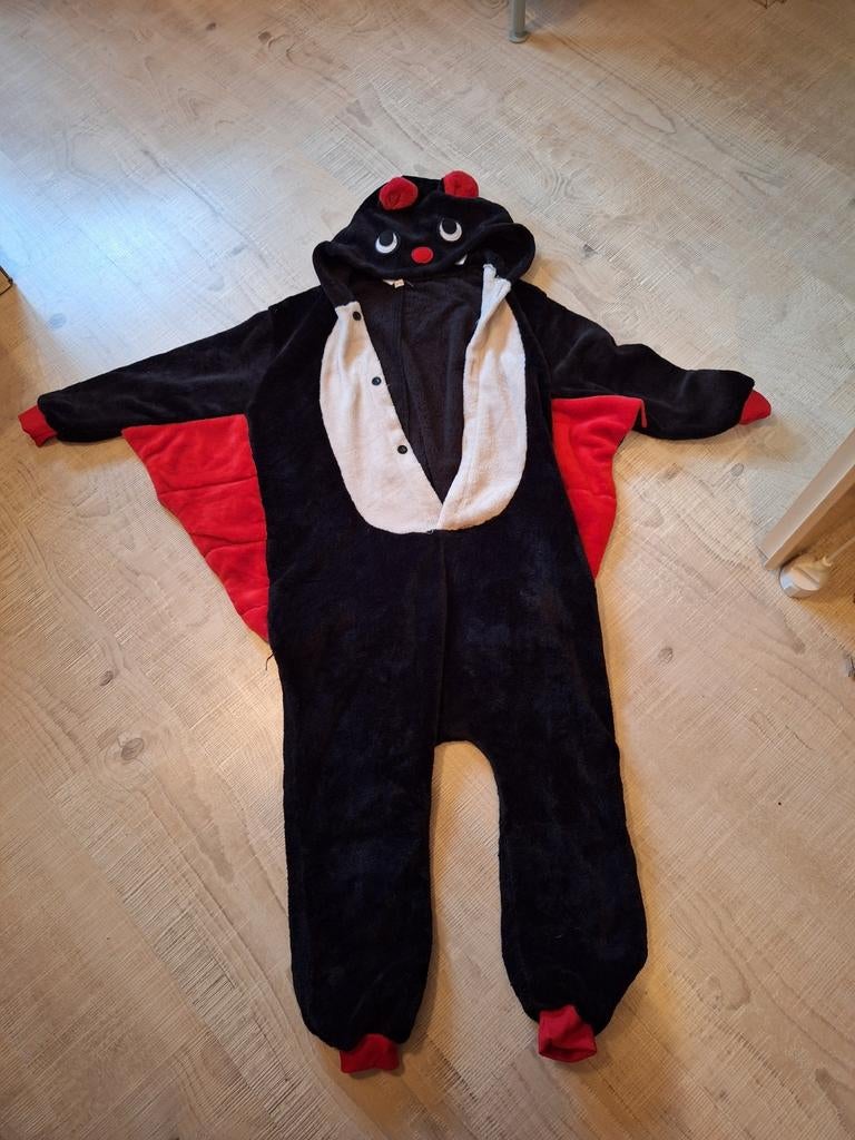 Onesie vleermuis, maat 125-140, Kinderen en Baby's, Kinderkleding | Maat 128, Ophalen, Zo goed als nieuw, Jongen of Meisje, Overige typen