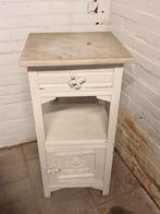 Wit kastje met marmeren plaat, Ophalen, Gebruikt, Minder dan 45 cm, 70 cm of meer