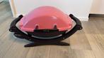 Weber Q 140 Elektrische Barbecue - Roze, Tuin en Terras, Ophalen of Verzenden, Gebruikt