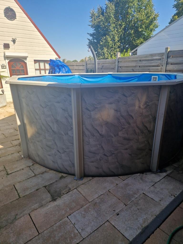 Groot zwembad, Tuin en Terras, Zwembaden, Rond, 300 cm of meer, Opzetzwembad, 200 tot 400 cm