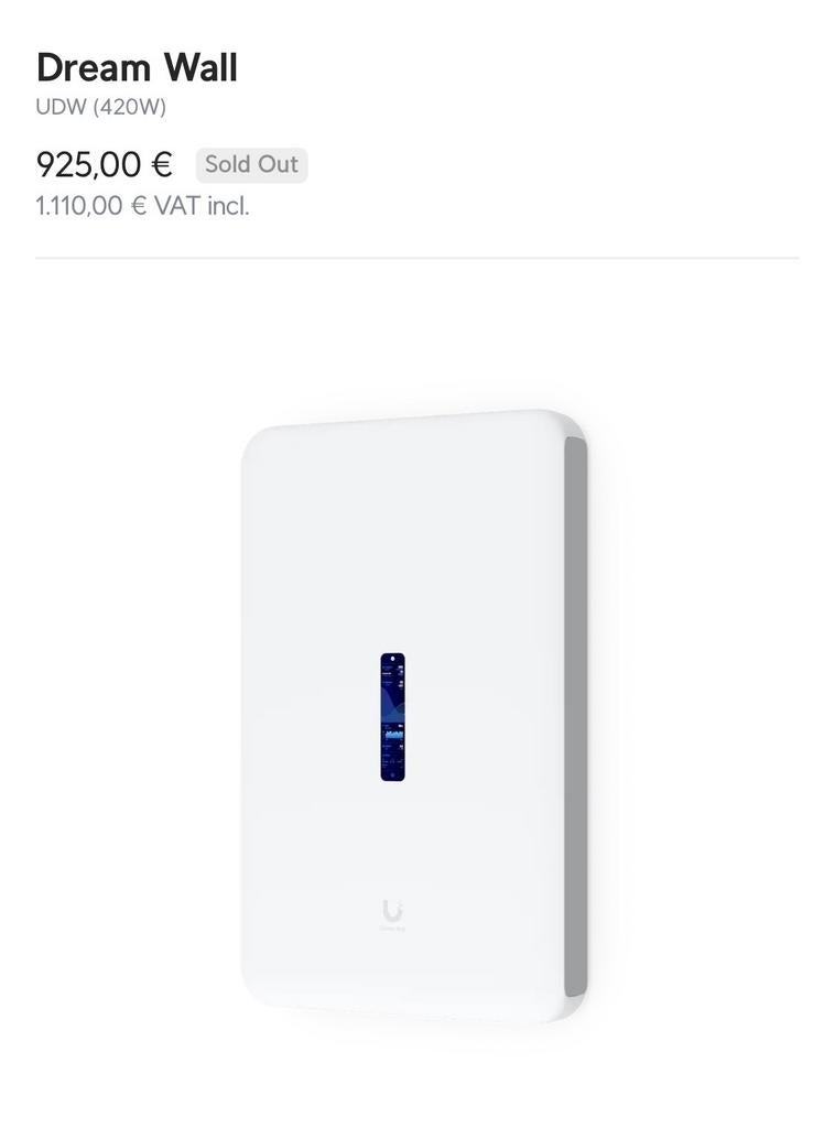 Ubiquiti UniFi Dream Wall (UDW) - Nieuw in doos, Ophalen of Verzenden, Nieuw